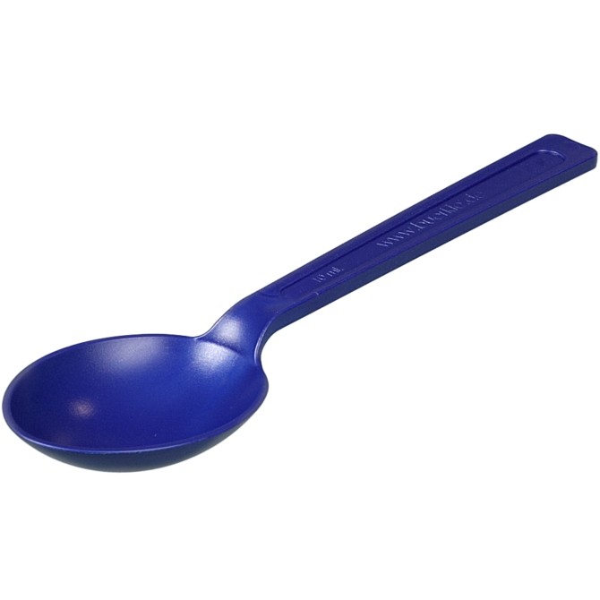 Lyžička SteriPlast, jednorazová, PS, 10 ml, individuálne balená, sterilná, modrá, (bal. 100 ks) bal