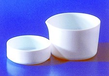 Miska odparovacia, vysoká s výlevkou, PTFE, 60 x 100 mm, 350 ml ks